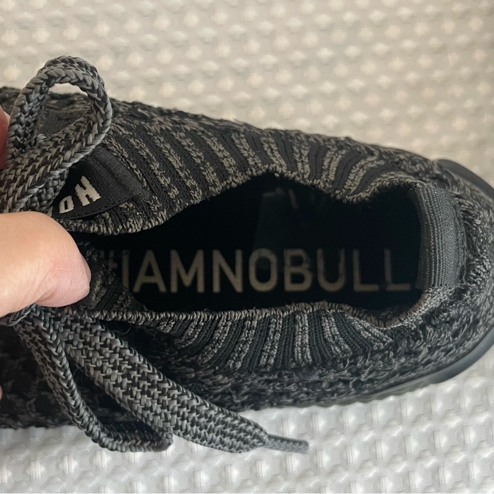 NOBULL Knit Runner Shoes Black Grey Dark Green Men's 6.5 Women's 8‎ Running Gym - Picture 8 of 9